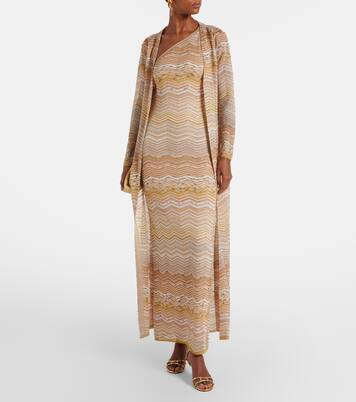 Zigzag lamé cardigan | Missoni