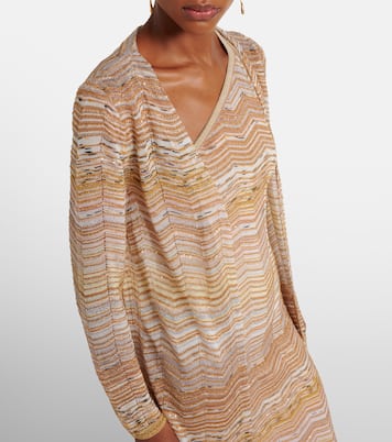 Zigzag lamé cardigan | Missoni