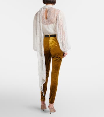 Velvet tapered pants | Gucci