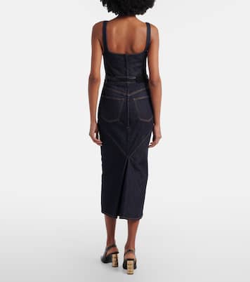 Bustier-Kleid aus Denim | Givenchy
