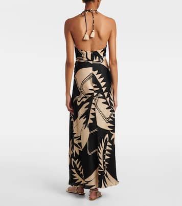 Robe longue Stella imprimée | Poupette St Barth