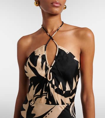 Robe longue Stella imprimée | Poupette St Barth