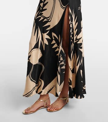 Robe longue Stella imprimée | Poupette St Barth