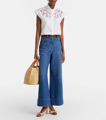 VLogo Medium raffia tote bag | Valentino Garavani