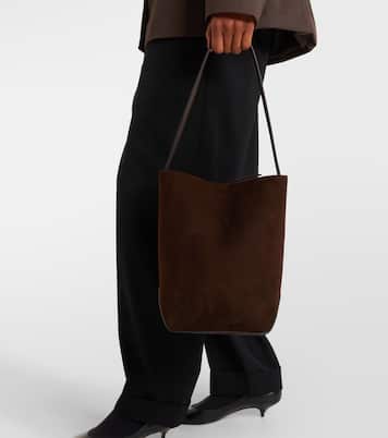 Cabas N/S Park Edge Medium en daim | The Row