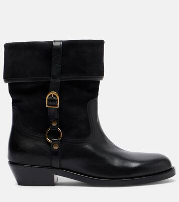 Ildra 35 leather and suede ankle boots | Isabel Marant