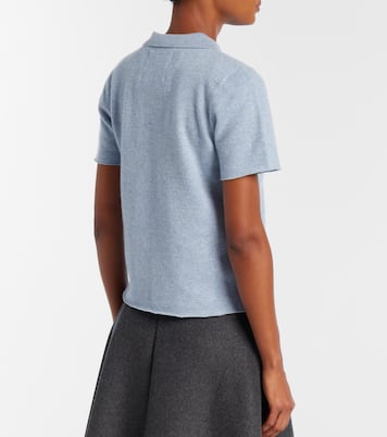 N°198 Salamander cashmere-blend polo shirt | Extreme Cashmere