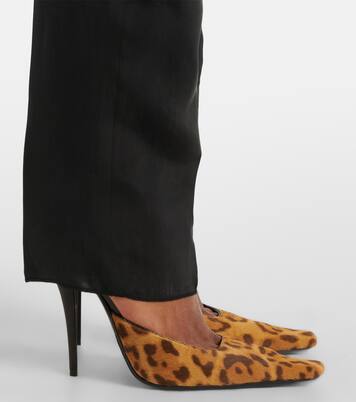 Pumps slingback Tuileries 110 con stampa leopardata | Saint Laurent