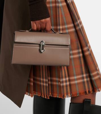 Symmetry leather top-handle bag | Savette