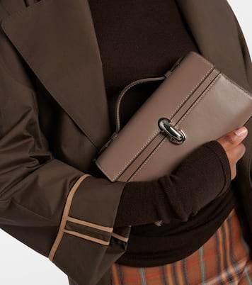 Symmetry leather top-handle bag | Savette