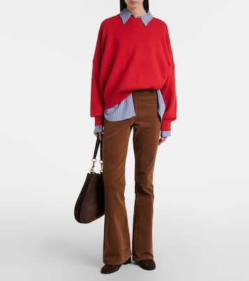 Schlaghose Beverly Off-Duty aus Cord | Veronica Beard