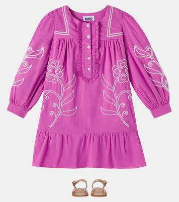 Besticktes Kleid aus Baumwolle | Molo