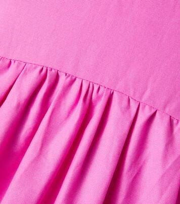 리본 디테일 티어드 코튼 드레스 | Fábula