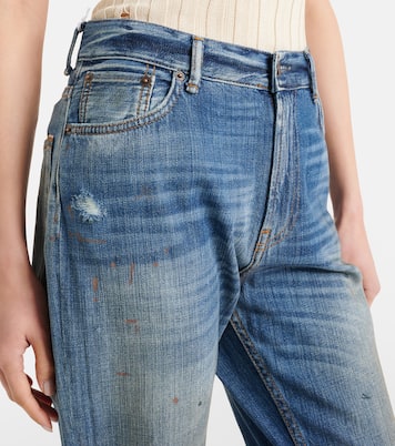 2025F distressed flared jeans | Acne Studios