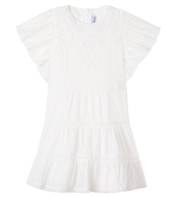 Lace-trimmed embroidered cotton dress | Tartine et Chocolat