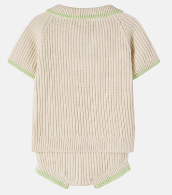 Baby Set Oliver aus Polopullover und Shorts | Bebe Organic