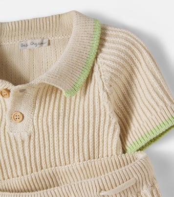 Baby Set Oliver aus Polopullover und Shorts | Bebe Organic