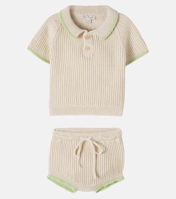 Baby Set Oliver aus Polopullover und Shorts | Bebe Organic