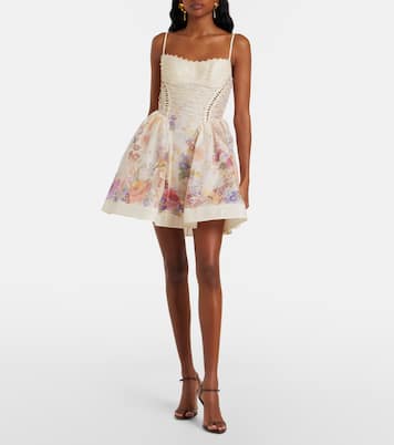 Robe Alchemy en lin et soie  | Zimmermann