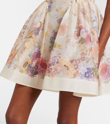 Robe Alchemy en lin et soie  | Zimmermann