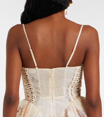 Robe Alchemy en lin et soie  | Zimmermann