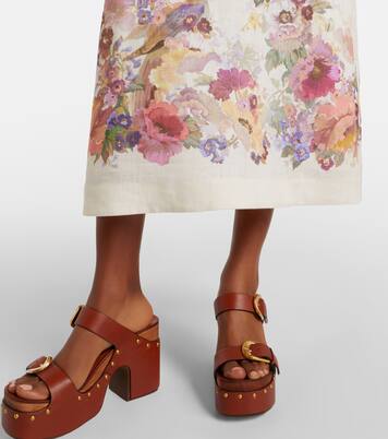 Midikleid Alchemy aus Leinen | Zimmermann