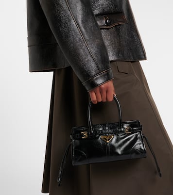 Henkeltasche Prada Bonnie Mini aus Leder | Prada