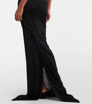 Lilies Shailee ruched gown | Rick Owens