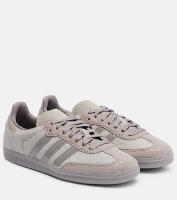 Samba OG croc-effect calf hair sneakers | Adidas