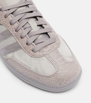 Samba OG croc-effect calf hair sneakers | Adidas