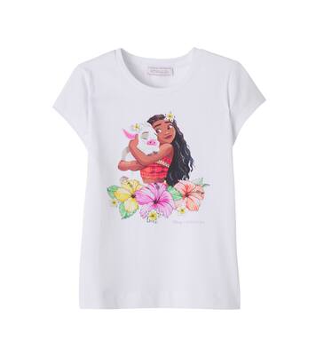 x Disney® printed cotton-blend jersey T-shirt | Monnalisa