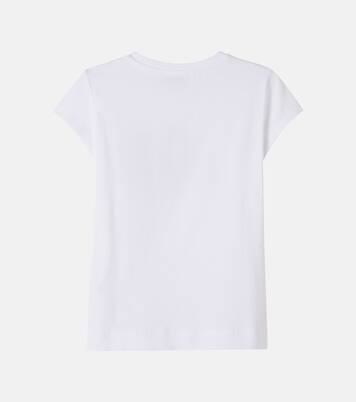 x Disney® printed cotton-blend jersey T-shirt | Monnalisa