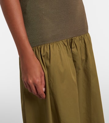 Ilya cotton-trimmed maxi dress | The Frankie Shop