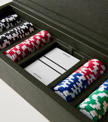 Coffret de poker Parma en cuir | Giobagnara