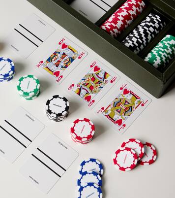 Coffret de poker Parma en cuir | Giobagnara