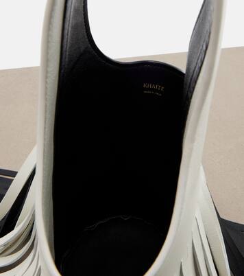 Bolso Livia Small de piel con flecos | Khaite