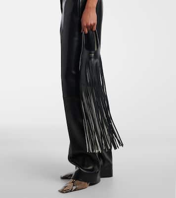 Bolso Livia Small de piel con flecos | Khaite
