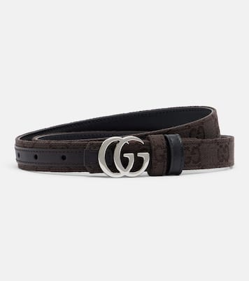 GG Marmont reversible canvas belt | Gucci