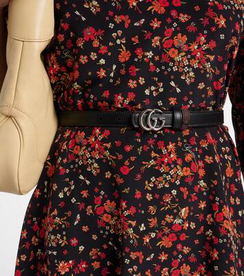 GG Marmont reversible canvas belt | Gucci