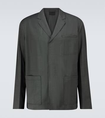 Jacke aus Wollpopeline | Prada