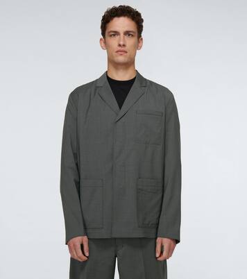 Jacke aus Wollpopeline | Prada