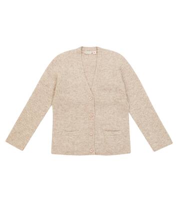 Long alpaca-blend cardigan | Bonpoint