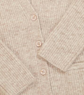 Long alpaca-blend cardigan | Bonpoint