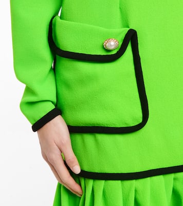 High-Rise-Minirock aus Wolle | Rodarte