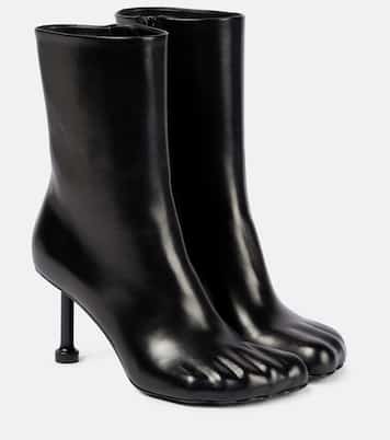 Fetish leather ankle boots | Balenciaga