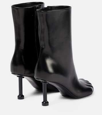 Fetish leather ankle boots | Balenciaga