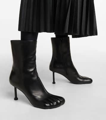 Fetish leather ankle boots | Balenciaga