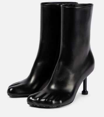 Fetish leather ankle boots | Balenciaga