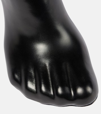 Fetish leather ankle boots | Balenciaga