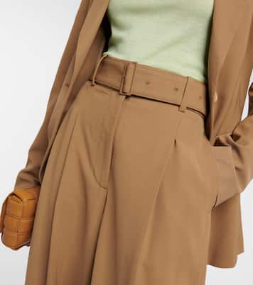 Pantalon taille haute plissé Drew | Joseph